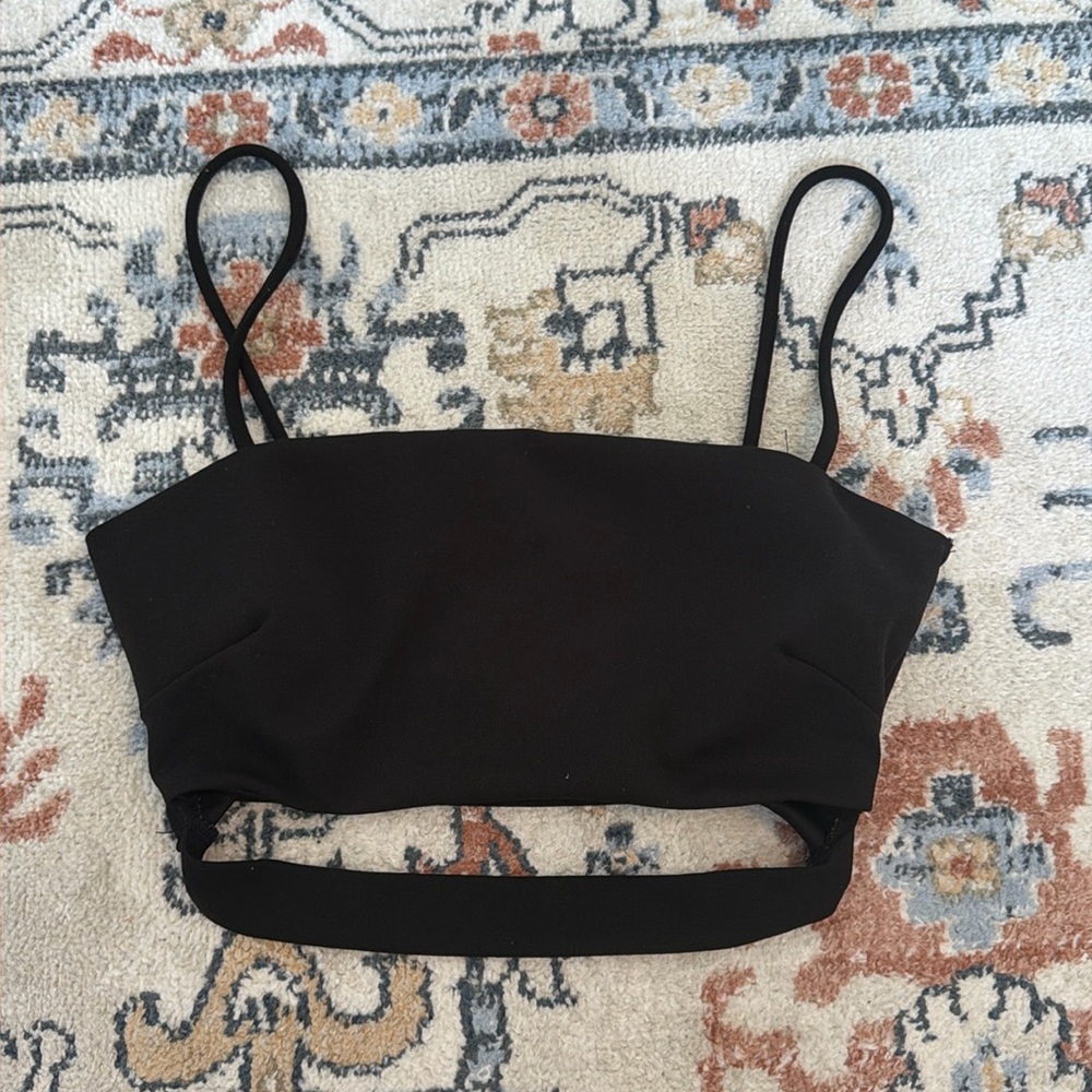 Black crop top from Windsor